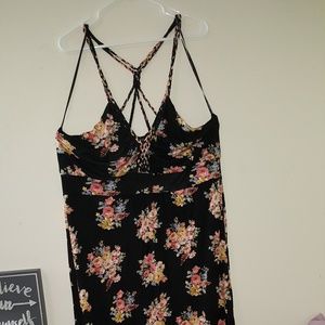 Forever 21 Plus (3X) Floral Braid Strap Dress.